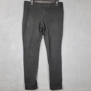 Gap Pants Womens 8R‎ Black Really Skinny Stretch Chino Ankle Slim Fit Casual